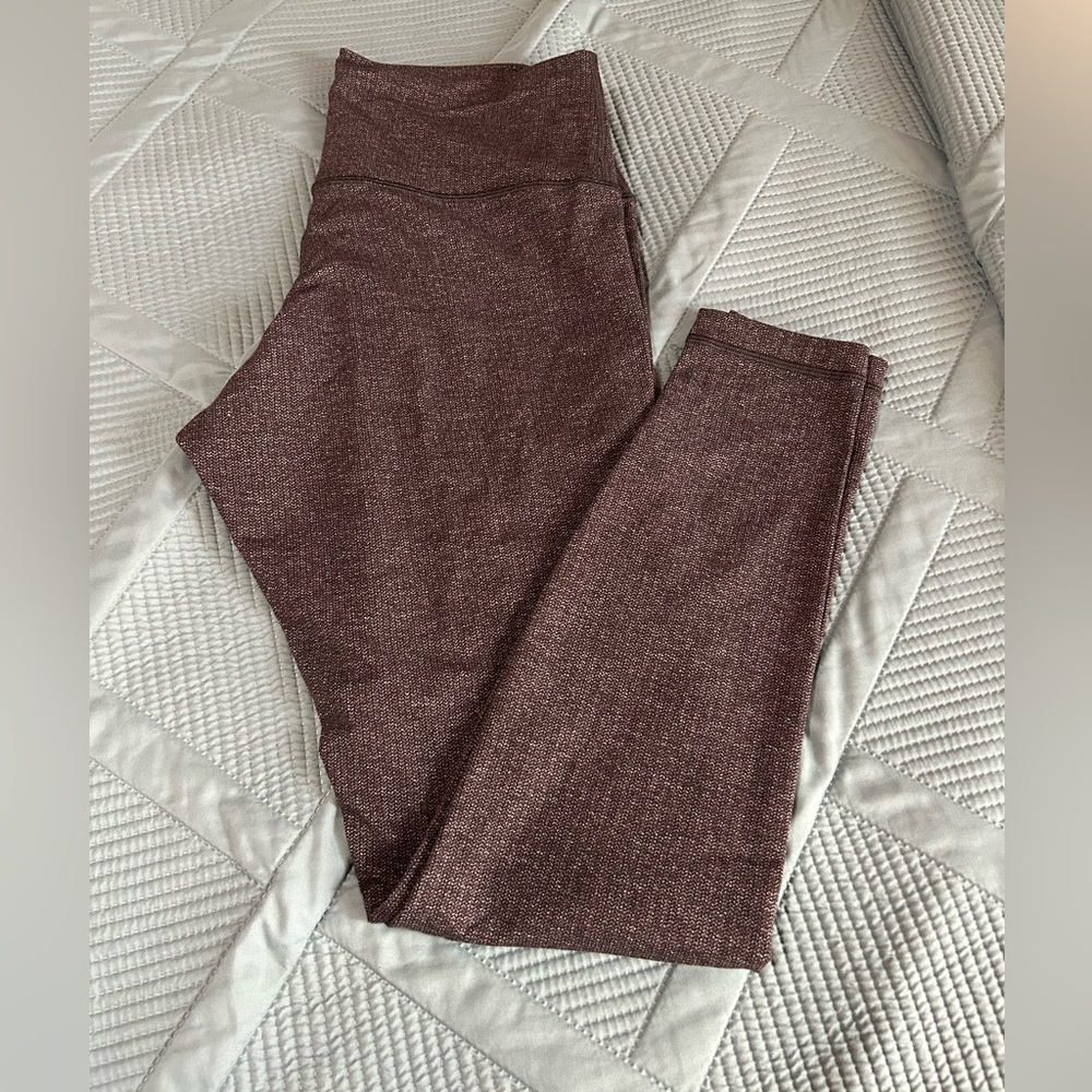 Lululemon Wunder Train High-Rise Tight 25" - Heathered Graphite Grey - Size 12